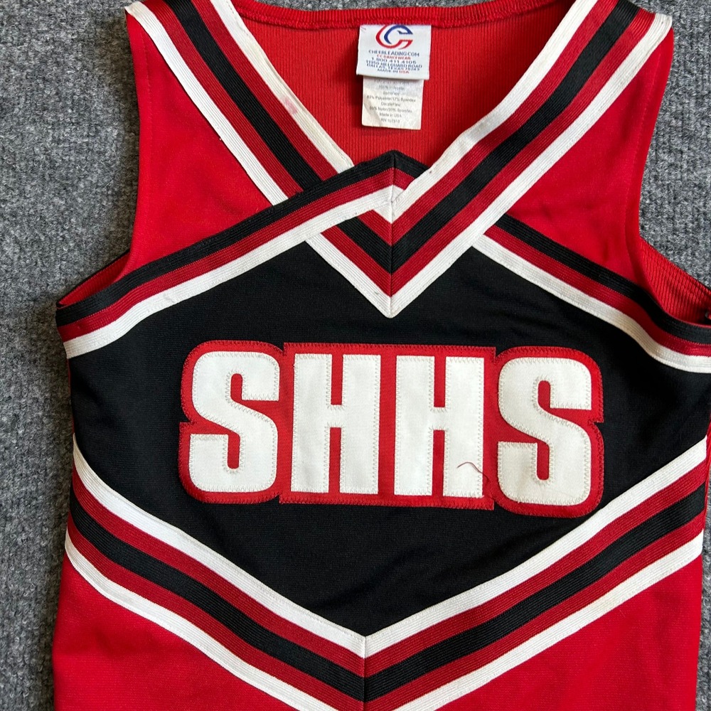 Cheerleading.com Shell Top Womens Size 34 Red Black SHHS Varsity